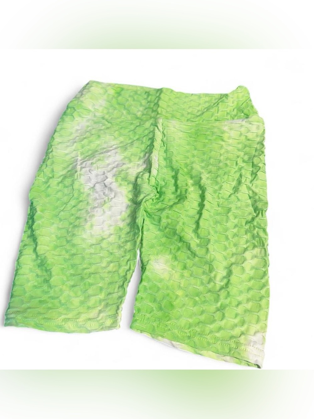 NWT‎ Butt Lifting Tie Dye Honeycomb Activewear Shorts